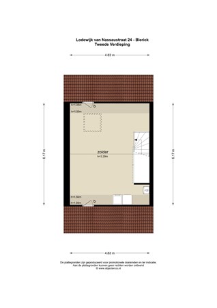 Plattegrond - Lodewijk Van Nassaustraat 24, 5923 BD Venlo - p verd 2.jpg